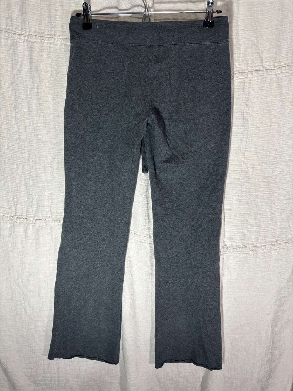 Aeropostale Y2K Heathered Grey Fit & Flare Low Rise Lounge Pants Size S Sequins - Picture 3 of 7